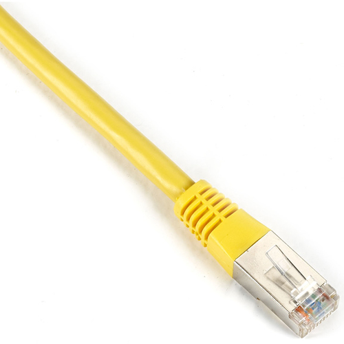 CAT6 SHLD PATCH CABLE 10' 26 AWG STRND CMR YELLOW – Black Box