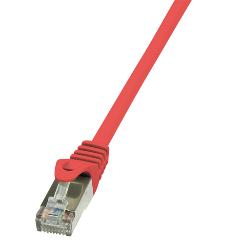 Patch Cable Cat.5e F/UTP 5,00m red – LogiLink