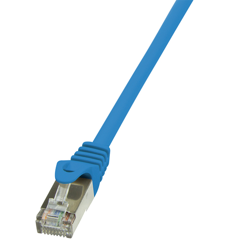 0.5M CAT.5e STP PATCH CABLE - BLUE – LogiLink