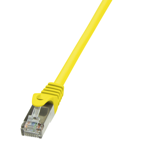 Patch Cable Cat.5e F/UTP 2,00m yellow – LogiLink