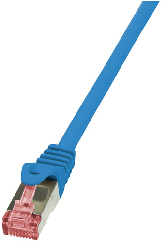 Patch Cable Cat.6 S/FTP blue 1,00m, PrimeLine – LogiLink