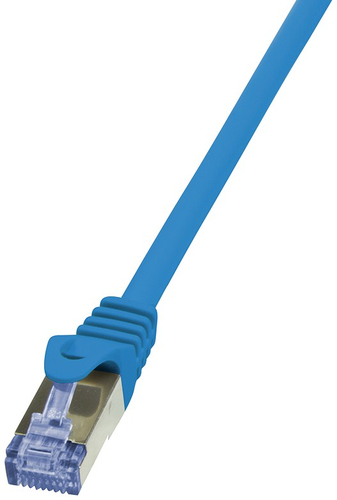 Patch Cable Cat.6A S/FTP blue 5,00m, PrimeLine – LogiLink