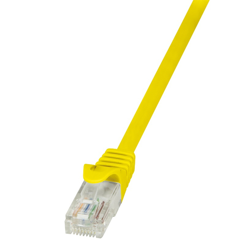 Patch Cable Cat.6 U/UTP yellow 2,00m EconLine – LogiLink
