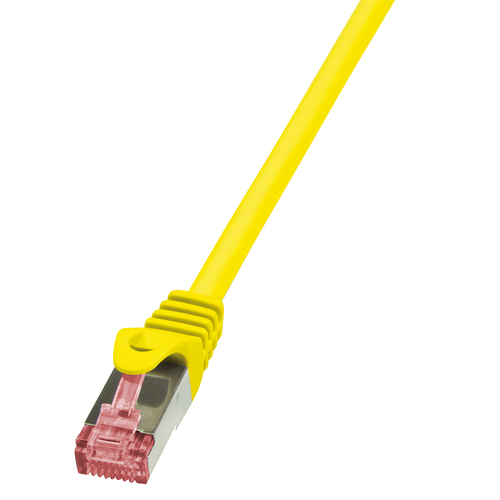 Patch Cable Cat.6 S/FTP yellow 7,50m, PrimeLine – LogiLink