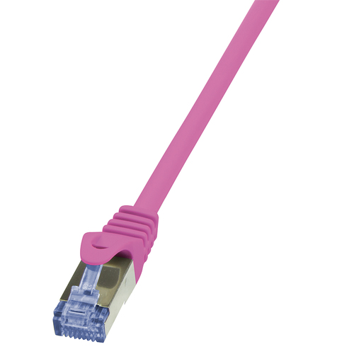 Patch Cable Cat.6A S/FTP pink 10m, PrimeLine – LogiLink