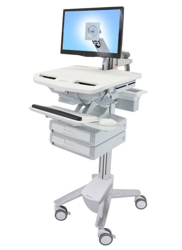 STYLEVIEW CART WITH LCD ARM 2 DRAWERS – Ergotron