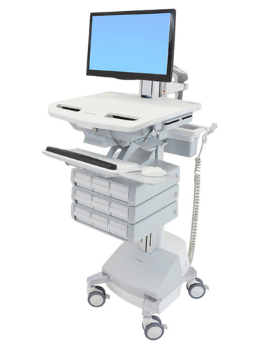 STYLEVIEW CART WITH LCD PIVOT SLA POWERED9 DRAWERSIRLHKGMYS – Ergotron