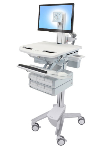 STYLEVIEW CART WITH LCD PIVOT 6 DRAWERS – Ergotron