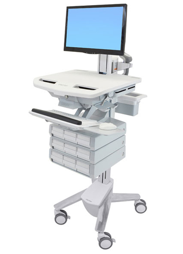 STYLEVIEW CART WITH LCD PIVOT 9 DRAWERS – Ergotron