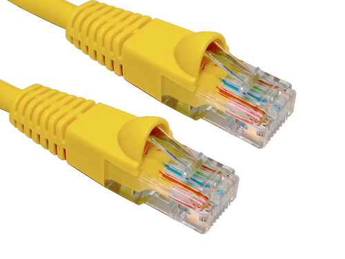 1M CAT6 UTP SNAGLESS YELLOW PATCH CABLE – Cables Direct
