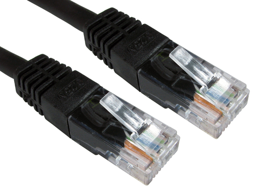0.5M CAT 6 UTP PVC INJ MDD CBL-BLK – Cables Direct