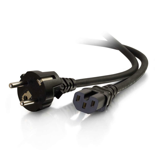 2m 250 Volt Hot Condition European Power Cord (CEE 7/7 to IEC C15)Power a network device in a data centre or network wiring closet – Legrand