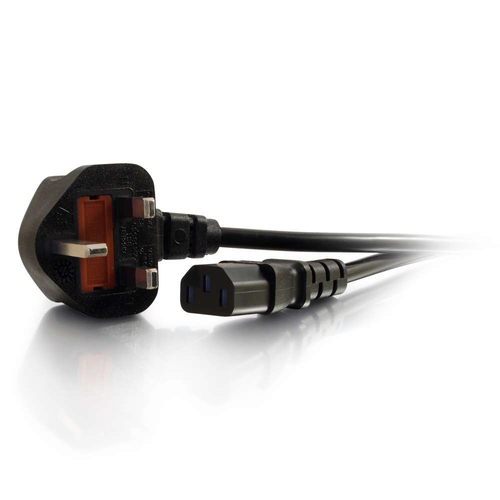 10m UK Plug to IEC C13 Socket Black – Legrand