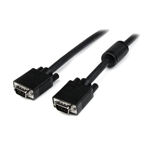 StarTech.com 20 ft / 6 m Coax High Resolution monitor VGA kabel HD15 M/M - VGA-kabel - HD-15 (VGA) (M) naar HD-15 (VGA) (M) - 6.1 m - gevormd - zwart - voor P/N: CDP2VGAFC, CDPVDHDMDP2G, CDPVDHMDPDP, DKT30CHVCM, DKT30CHVGPD, DP2VGA3X5 – StarTech.com