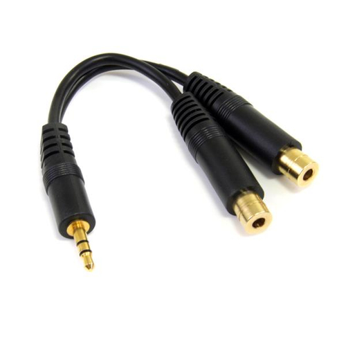 StarTech.com 6in Stereo Splitter Cable – StarTech.com