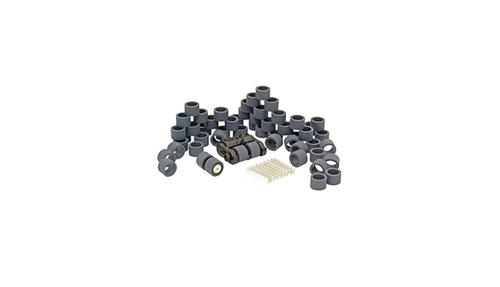 Kit includes: 5 feed modules 5 separation rollers 76 pre-separation pads and 200 replacement tires – Kodak