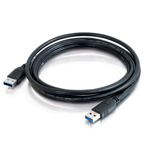 3m USB 3.0 A Male to A Male CableCompliant to USB 3.0 SuperSpeed specifications; extend your USB 3.0 connection! – Legrand