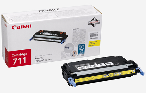Yellow 711 Toner Cartridge (6000 Pages) – Canon