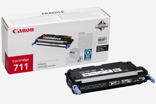 Black 711 Toner Cartridge (6000 Pages) – Canon