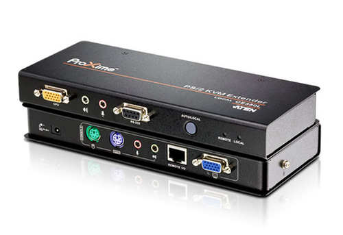 PS-2 KVM Extender, Audio, RS232, VGA gain control, 150m – ATEN