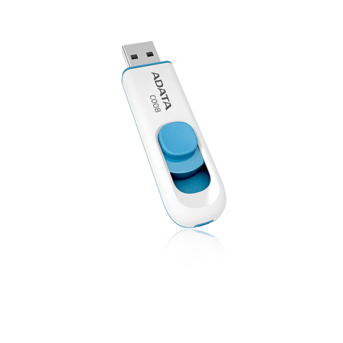 16GB USB 2.0 White&Blue C008 – Adata