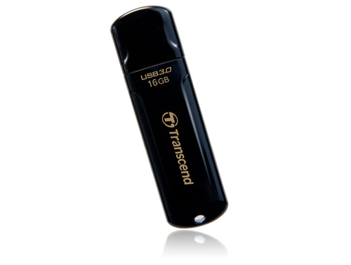 Transcend JetFlash 700 - USB-flashstation - 16 GB - USB 3.0 - zwart – Transcend Information UK LTD