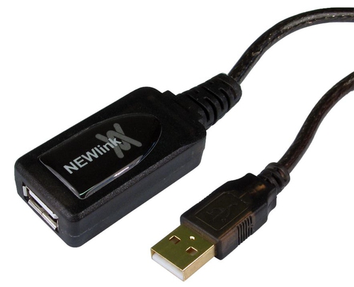 20M USB2 AM-AF BOOSTED EXTS CABLE-BL – Cables Direct