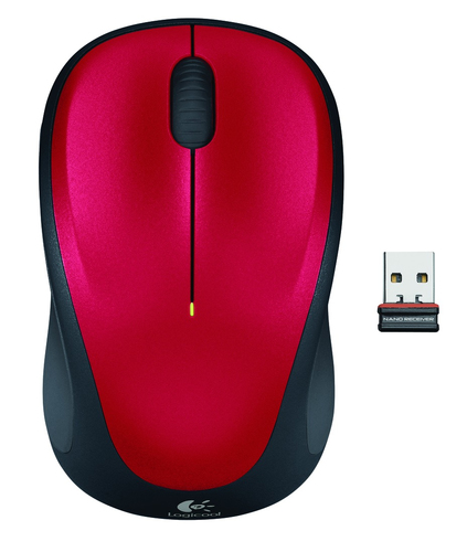 WIRELESS MOUSE M235 RED WER OCCIDENT PACKAGG – Logitech