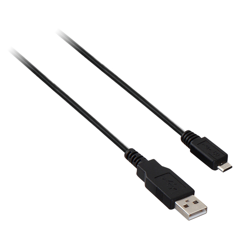 USB2.0 A TO MICRO-B CABLE 1M BK DATA CABLE 480MBPS PERIPHERALS – V7