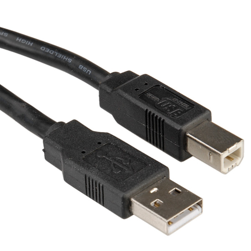 Usb 2.0 Cable, Type A-B 0.8 M – Roline