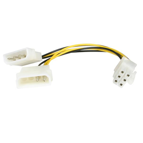StarTech.com 6 LP4 to 6 Pin PCIe Adpt – StarTech.com