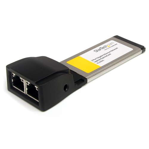 DUAL PORT EXPRESSCARD GIGABIT ETHERNET NIC NETWORK CARD – StarTech.com